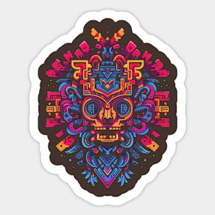 Aztec Mask Sticker